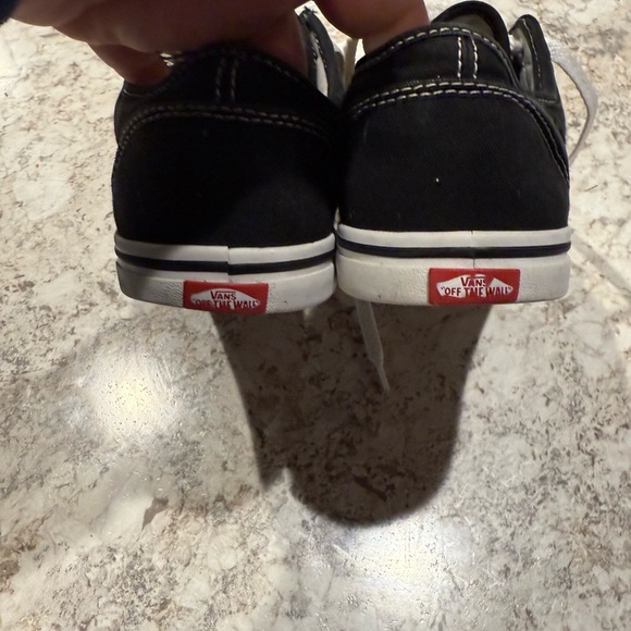 Vans Black and White Women's Shoes - Picture 3 of 7